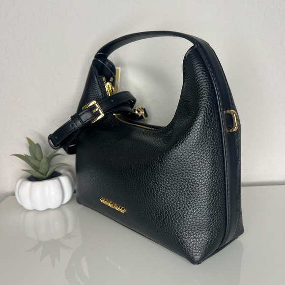 Michael Kors Ember Small Messenger Crossbody Bag Black NWT - Picture 3 of 6